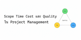 Scope Time Cost และ Quality ใน Project Management