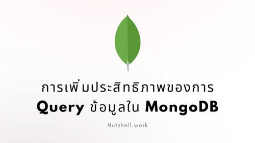 การเพิ่มประสิทธิภาพของการ Query ข้อมูลใน Mongo