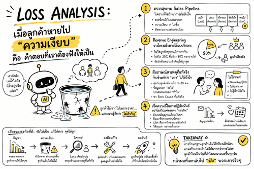 Loss Analysis: เมื่อลูกค้าหายไป "ความเงียบ" คือ คำตอบที่เราต้องฟังให้เป็น